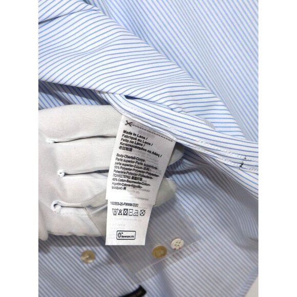 Scotch & Soda Mens Slim Fit Amsterdam Striped Dress Shirt S Office Work Academia - Picture 6 of 11